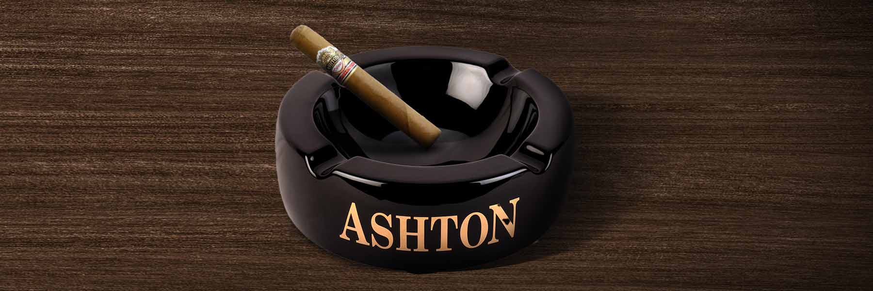 Ashton Black Ashtray