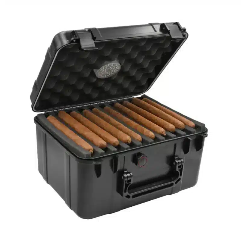 XIKAR XI 280XI Cigar Travel Humidor - Best Large Capacity Cigar Humidor for Travel in India - Holds 60 Cigar