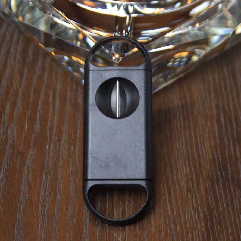 THE BIG EASY TOBACCO V SHAPED CIGAR CUTTER CUTS UP-TO 54 RING GAUGE CIGAR BLACK COLOUR (9365C)
