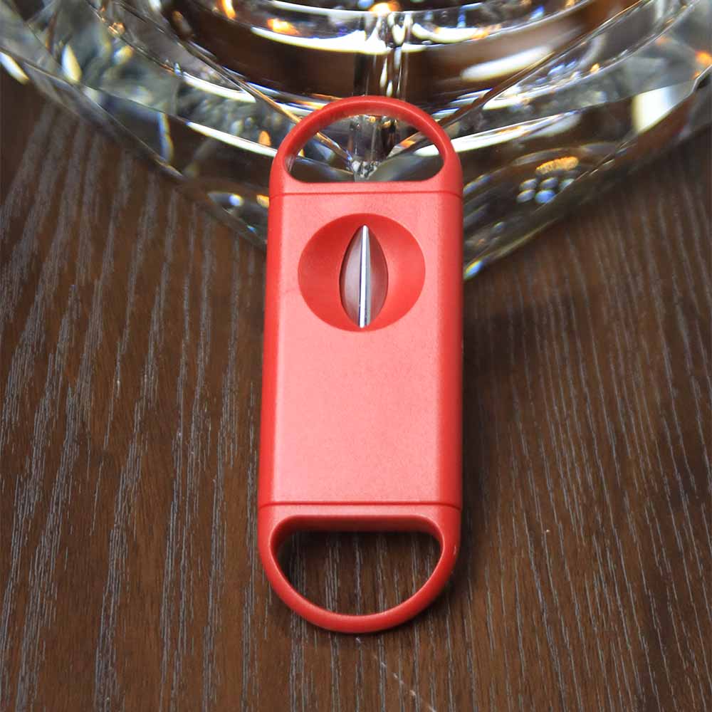 The Big Easy Tobacco V Shaped Cigar Cutter Cuts Up-To 54 Ring Gauge Cigar Red Colour (9365C) 1 The Big Easy Tobacco V Shaped Cigar Cutter Cuts Up-To 54 Ring Gauge Cigar Red Colour (9365C)