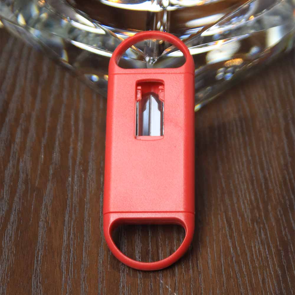 The Big Easy Tobacco V Shaped Cigar Cutter Cuts Up-To 54 Ring Gauge Cigar Red Colour (9365C) 3 The Big Easy Tobacco V Shaped Cigar Cutter Cuts Up-To 54 Ring Gauge Cigar Red Colour (9365C) - Image 3