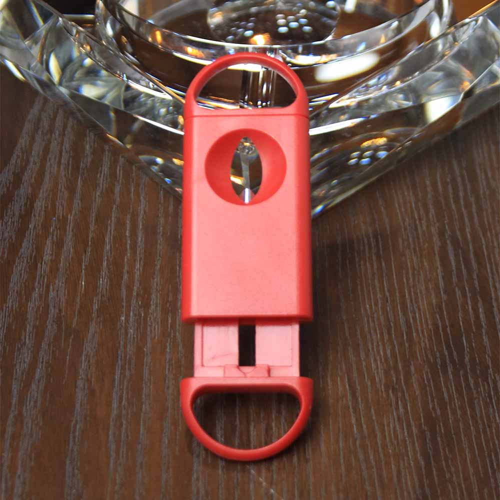 The Big Easy Tobacco V Shaped Cigar Cutter Cuts Up-To 54 Ring Gauge Cigar Red Colour (9365C) 2 The Big Easy Tobacco V Shaped Cigar Cutter Cuts Up-To 54 Ring Gauge Cigar Red Colour (9365C) - Image 2