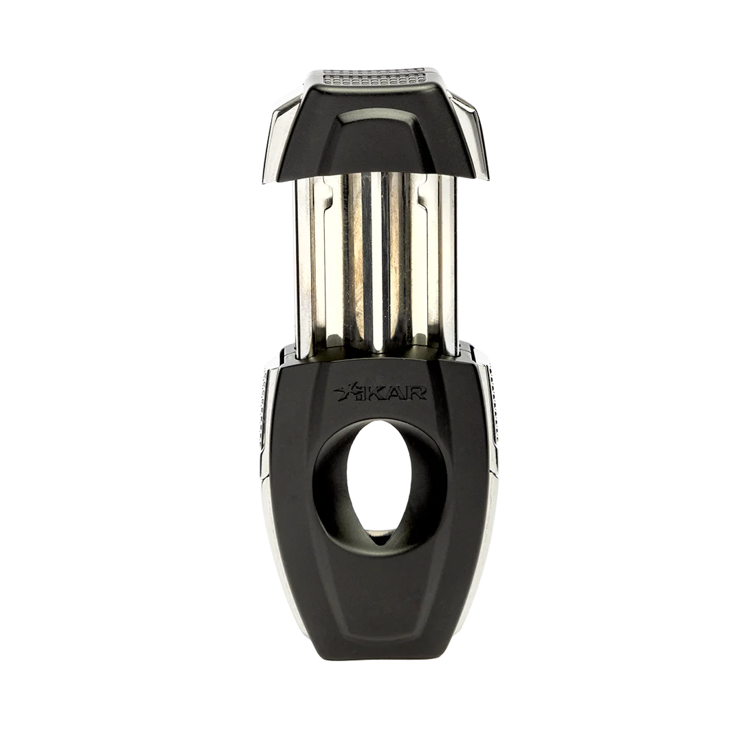 Xikar Flip Dual V Shaped And Straight Cut Cigar Cutter Black Colour (Xi-160Bk) 2 Xikar Flip Dual V Shaped And Straight Cut Cigar Cutter Black Colour (Xi-160Bk) - Image 2