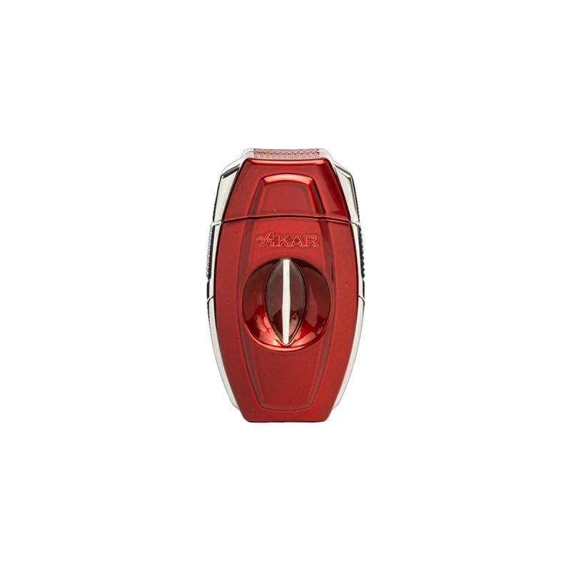 XIKAR FLIP DUAL V SHAPED AND STRAIGHT CUT CIGAR CUTTER RED COLOUR (XI-160RD)